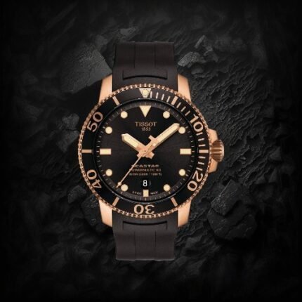 Luxury Watch Seamaster Black 6753